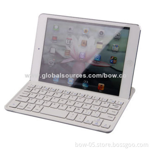 Special Wireless Bluetooth 3.0 Keyboard Case for iPad Mini 1/Retina w/Magnetic Strip, Groove